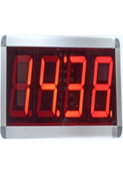 Dijital Saat, Termometre ve Nem Ölçer, 101 mm Ekran, Kumandalı, Tek Yönlü, Gri