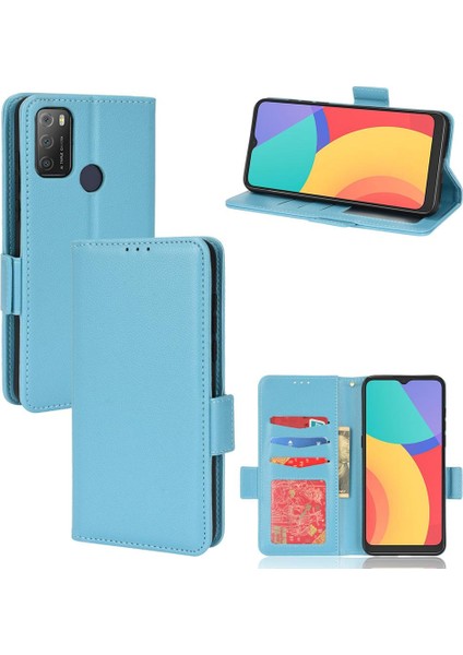 Alcatel 1s 2021 Cüzdan Manyetik Kart Yuvaları Tutucu Yan Toka Pu (Yurt Dışından) indirimleri