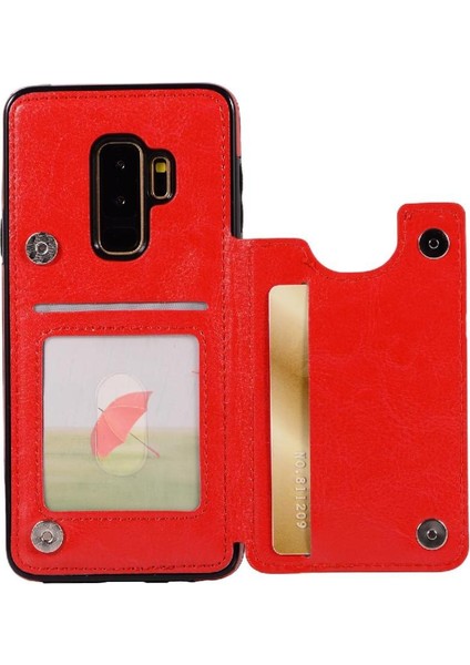 Samsung Galaxy S9 Artı Kart Yuvaları Için Cüzdan Kılıf Kickstand Pu Deri (Yurt Dışından) indirimleri