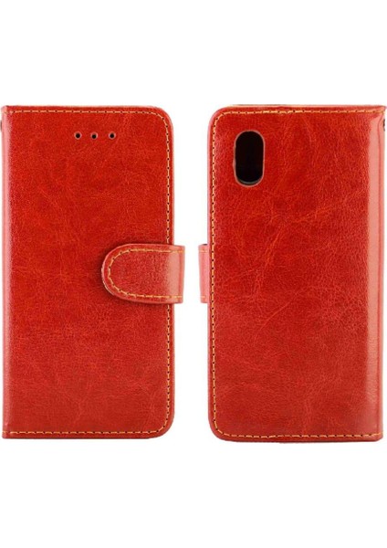 Samsung Galaxy A01 ÇEKIRDEK/M01 Çekirdek Manyetik Kapatma Kickstand Için Flip Case (Yurt Dışından)