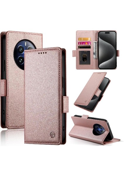 Realme 12 Pro Kart Yuvaları Için Flip Case Günlük Kullanım Cüzdan Flip Iş (Yurt Dışından)