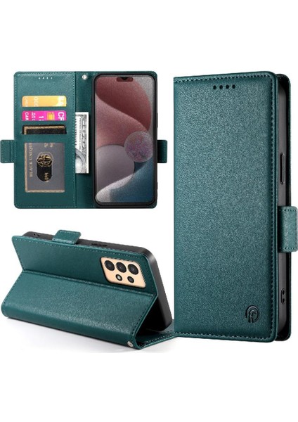 Samsung Galaxy A13 Kart Yuvaları Flip Case Iş Günlük Kullanım Cüzdan (Yurt Dışından)