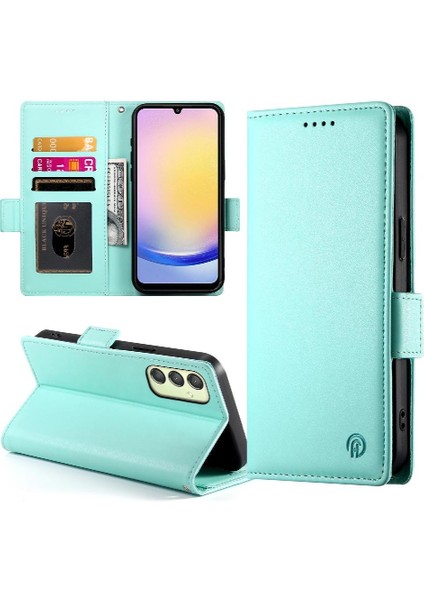 Samsung Galaxy A25 Flip Iş Günlük Kullanım Için Flip Case Kart Yuvaları Cüzdan (Yurt Dışından)
