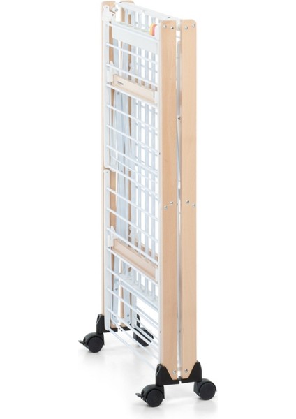 Gulliver Katlanabilir Ahşap Çamaşır Kurutmalık Naturel/Beyaz Renk fiyatları