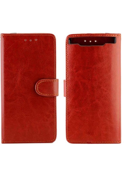 Samsung Galaxy A80 Manyetik Kapatma Darbeye Kickstand Pu Için Flip Case (Yurt Dışından)