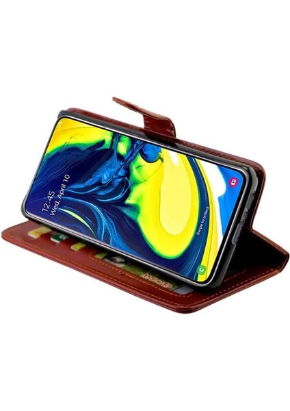 Samsung Galaxy A80 Manyetik Kapatma Darbeye Kickstand Pu Için Flip Case (Yurt Dışından) fırsatları