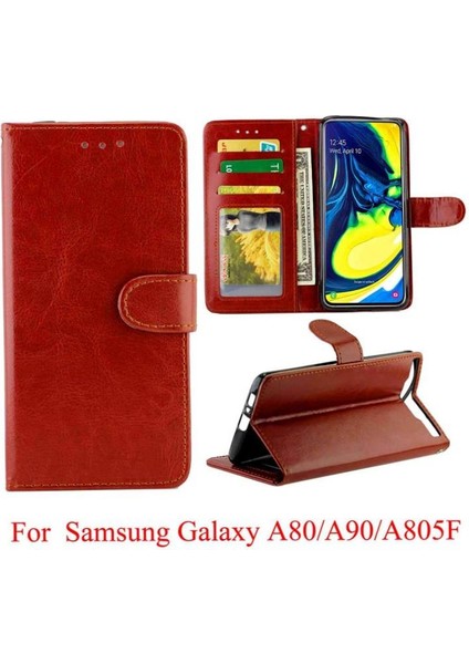 Samsung Galaxy A80 Manyetik Kapatma Darbeye Kickstand Pu Için Flip Case (Yurt Dışından) indirimleri