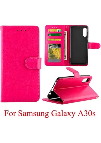 Samsung Galaxy A30S/ A50 Darbeye Dayanıklı Manyetik Kapatma Pu Için Flip Case (Yurt Dışından) modelleri