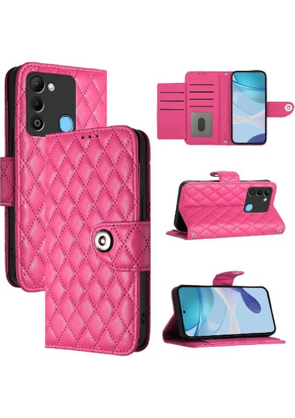 Tecno Spark 9 Bilek Şeridi Kart Tutucu Için Kılıf Darbeye Dayanıklı Şık Cüzdan (Yurt Dışından)