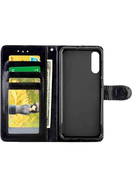 Samsung Galaxy A30S/ A50 Darbeye Dayanıklı Manyetik Kapatma Pu Için Flip Case (Yurt Dışından) modelleri