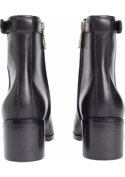 Kadın Tokalı Blok Topuklu Botie - Siyah fırsatları