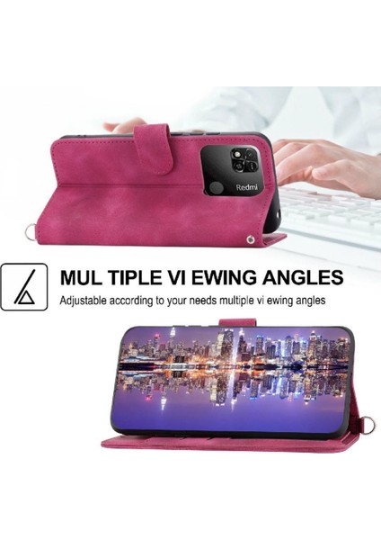 Xiaomi Redmi 12C Darbeye Kabartmalı Çoklu Kredi Kartı Için Flip Case (Yurt Dışından) fırsatları