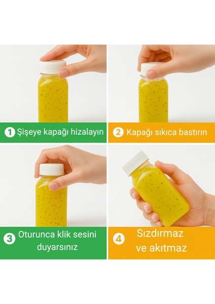 8 Adet 250 ml Köşeli Detox, Meyve Suyu, Sporcu, Diyet Beslenme- Boş Pet Şişe(Siyah Kilitli Kapaklı) modelleri