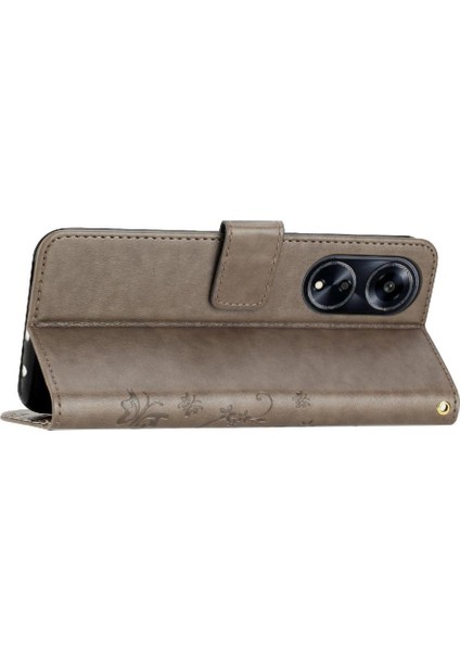 Oppo A98 Bilek Kayışı Kickstand Pu Deri Kart Tutucu Için Filp Durumda (Yurt Dışından) modelleri