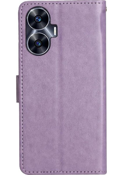 Realme C55 Pu Deri Kart Tutucu Manyetik Kapatma Kickstand Için Filp Durumda (Yurt Dışından) fırsatları