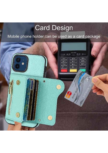 IPhone 12 Kart Yuvaları Mini Sırt Çantası Uzun Kayış Büyük Kapasiteli (Yurt Dışından) indirimleri
