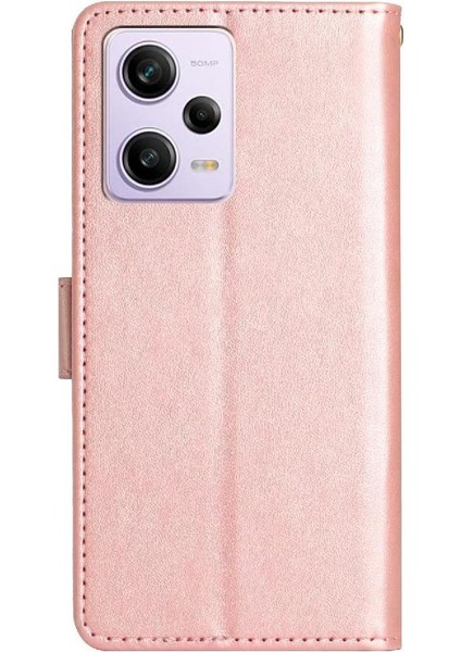 Xiaomi Redmi Not 12 Için Filp Durumda Pro 5g Kart Tutucu Kickstand Bilek Pu (Yurt Dışından) modelleri