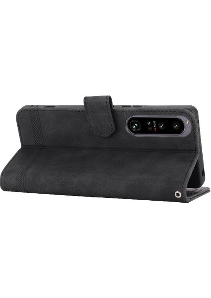 Sony Xperia 1 Iv Kart Yuvaları Için Flip Case Manyetik Kapatma Bileklik Nakit (Yurt Dışından) modelleri