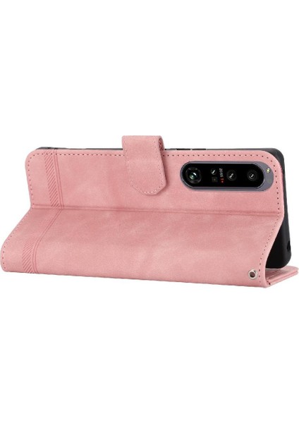 Sony Xperia 1 Iv Kart Yuvaları Için Flip Case Manyetik Kapatma Bileklik Nakit (Yurt Dışından) modelleri