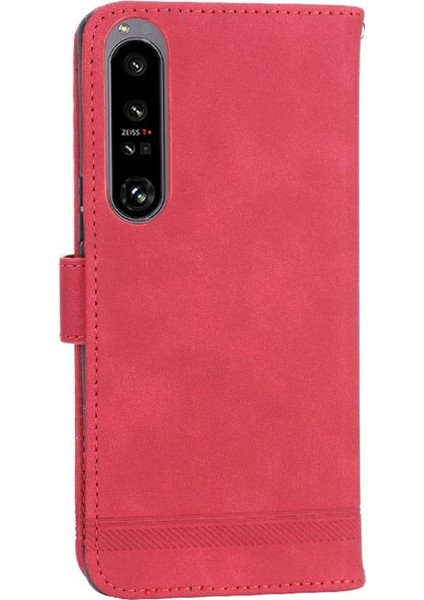 Sony Xperia 1 Iv Kart Yuvaları Için Flip Case Manyetik Kapatma Bileklik Nakit (Yurt Dışından) fırsatları