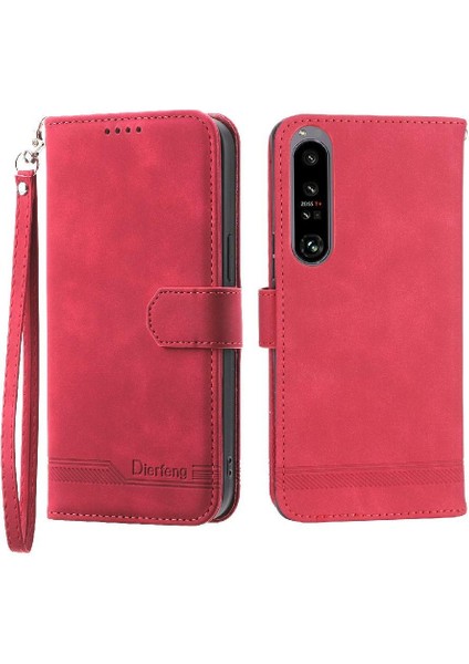 Sony Xperia 1 Iv Kart Yuvaları Için Flip Case Manyetik Kapatma Bileklik Nakit (Yurt Dışından) indirimleri