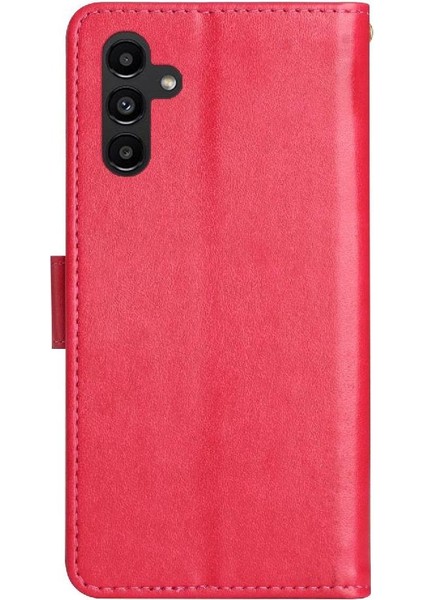 Samsung Galaxy A35 Kickstand Manyetik Kapatma Bilek Kayışı Pu Için Filp Durumda (Yurt Dışından) modelleri