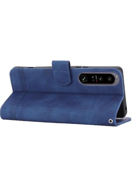 Sony Xperia 1 Iv Kart Yuvaları Için Flip Case Manyetik Kapatma Bileklik Nakit (Yurt Dışından) modelleri