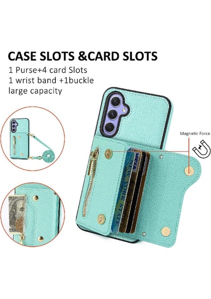 Samsung Galaxy Case Mini Sırt Çantası Uzun Kayış Kart Yuvaları Büyük (Yurt Dışından) modelleri
