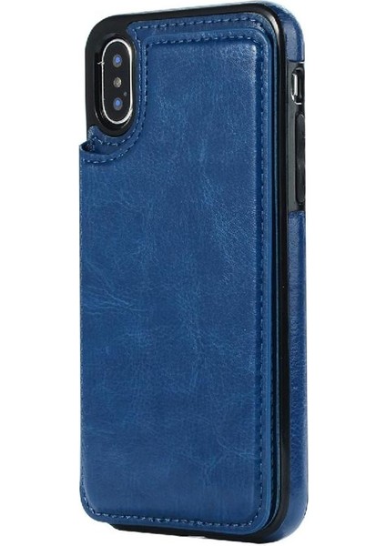 Cüzdan Kılıf IPhone X/xs Kickstand Kart Yuvaları ile Pu Deri Kart (Yurt Dışından) fırsatları