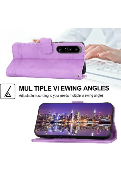Sony Xperia 1 Iv Kart Yuvaları Için Flip Case Manyetik Kapatma Bileklik Nakit (Yurt Dışından) modelleri