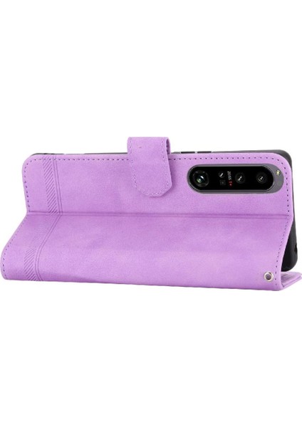Sony Xperia 1 Iv Kart Yuvaları Için Flip Case Manyetik Kapatma Bileklik Nakit (Yurt Dışından) fırsatları