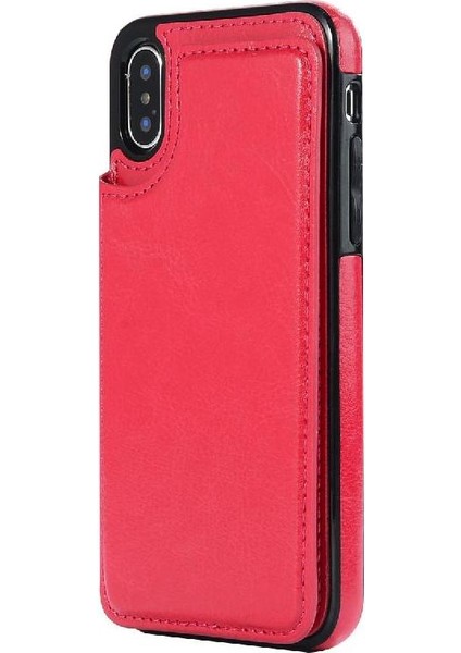 Cüzdan Kılıf IPhone X/xs Kickstand Kart Yuvaları ile Pu Deri Kart (Yurt Dışından) fırsatları