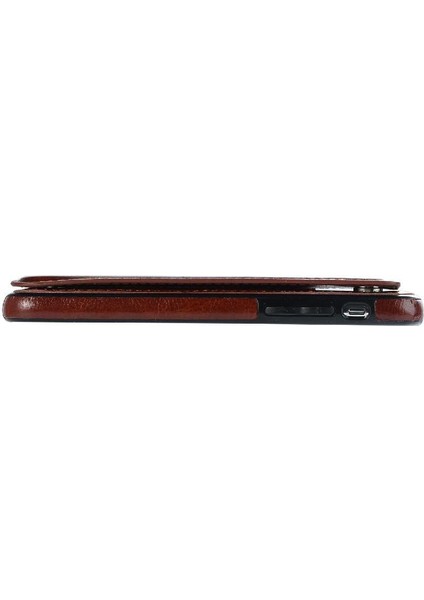 Cüzdan Kılıf IPhone X/xs Kickstand Kart Yuvaları ile Pu Deri Kart (Yurt Dışından) fırsatları
