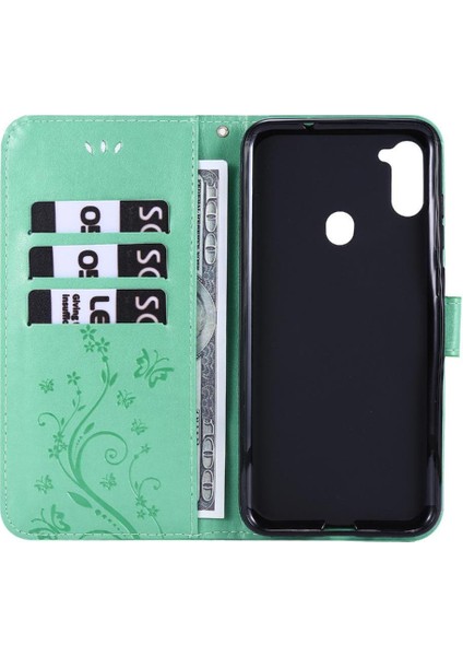 Samsung Galaxy A11 Için Kickstand Durumda Kart Tutucu Pu Deri Bilek (Yurt Dışından) fiyatları