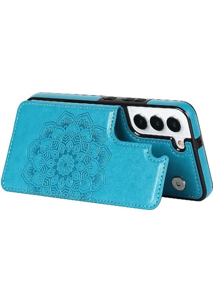 Samsung Galaxy S22 Flip Darbeye Çift Için Kart Tutucu Kılıf ile Cüzdan (Yurt Dışından) modelleri