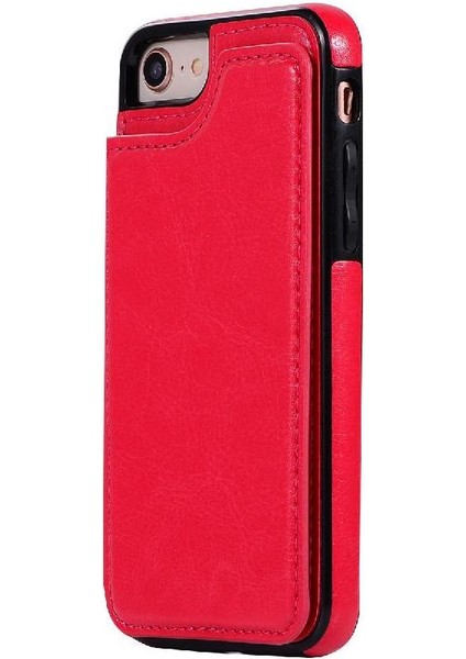 Cüzdan Kılıf IPhone 7 Artı/8 Artı Kart Yuvaları Pu Deri Kart Toka ile (Yurt Dışından) fiyatları