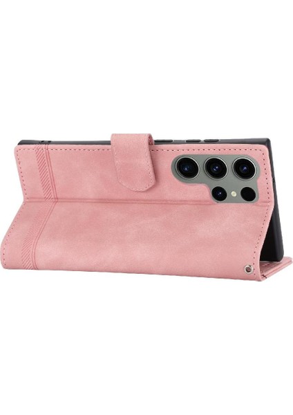 Samsung Galaxy S23 Ultra Bileklik Manyetik Kapatma Nakit Için Flip Case (Yurt Dışından) modelleri