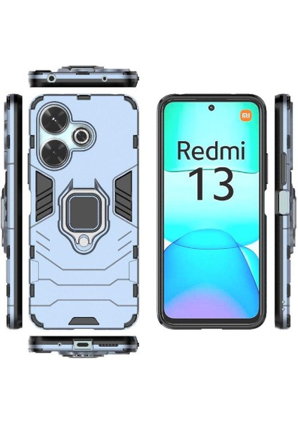 Xiaomi Redmi Için Kılıf 13 4g Askeri Damla Koruma 360&DEG; Dönen Halka (Yurt Dışından)