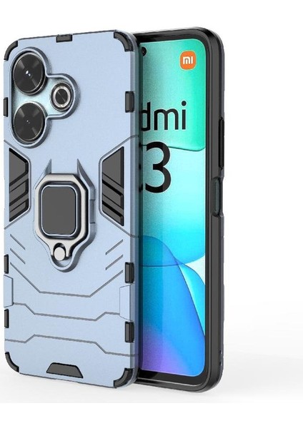 Xiaomi Redmi Için Kılıf 13 4g Askeri Damla Koruma 360&DEG; Dönen Halka (Yurt Dışından) modelleri