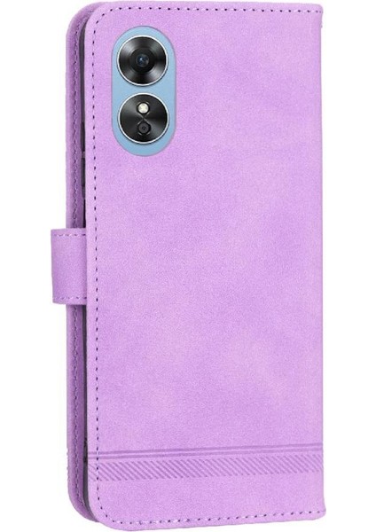 Oppo A17 Nakit Cep Kartı Yuvaları Için Flip Case Bileklik Manyetik Kapatma (Yurt Dışından) indirimleri