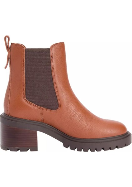 Kadın Blok Topuklu Chelsea Bot - Taba modelleri