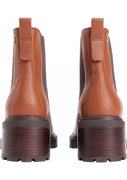 Kadın Blok Topuklu Chelsea Bot - Taba fırsatları