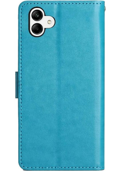 Samsung Galaxy A04 Kart Tutucu Için Kickstand Durumda Manyetik Kapatma Pu (Yurt Dışından) modelleri