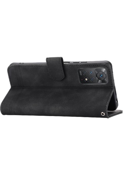 Xiaomi Redmi Not 11 Pro Için Flip Case Manyetik Kapatma Bileklik Kartı (Yurt Dışından) modelleri