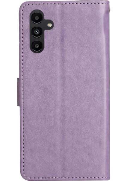 Samsung Galaxy A35 Kickstand Manyetik Kapatma Bilek Kayışı Pu Için Filp Durumda (Yurt Dışından) modelleri