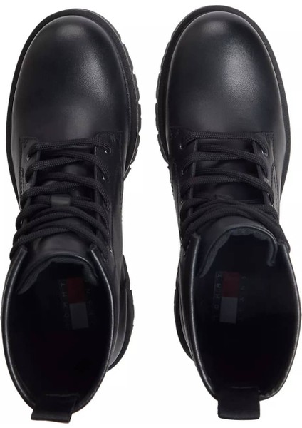 Kadın Bağcıklı Postal Bot - Siyah fırsatları