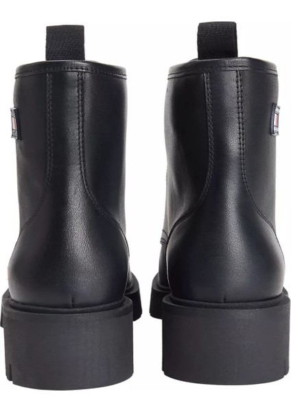 Kadın Bağcıklı Postal Bot - Siyah indirimleri