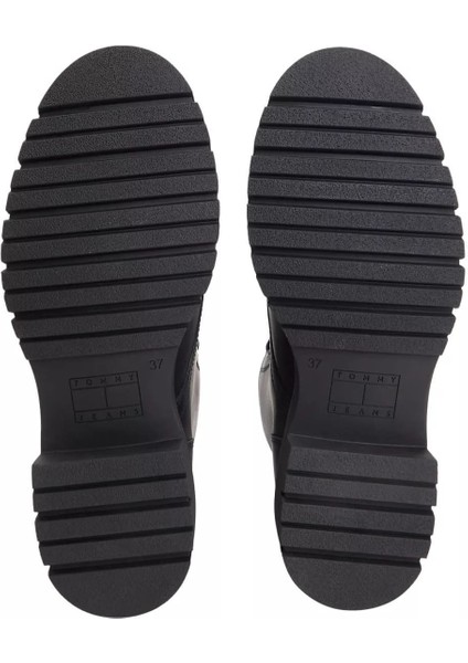 Kadın Bağcıklı Postal Bot - Siyah