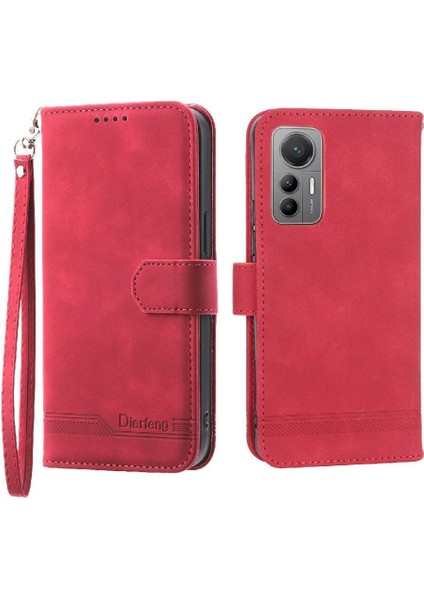 Xiaomi 12 Pro Manyetik Kapatma Bileklik Kart Yuvaları Premium Için Flip Case (Yurt Dışından) indirimleri