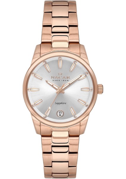 Safir Cam Rose Kadın Kol Saati NC34-39B639-RSM-SET fiyatları